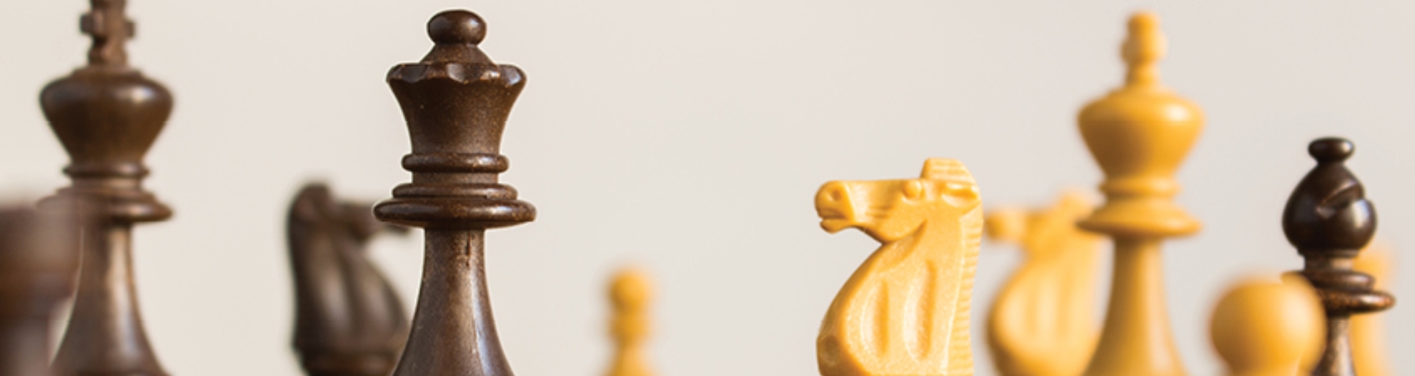 Chess pieces sitting on chess board