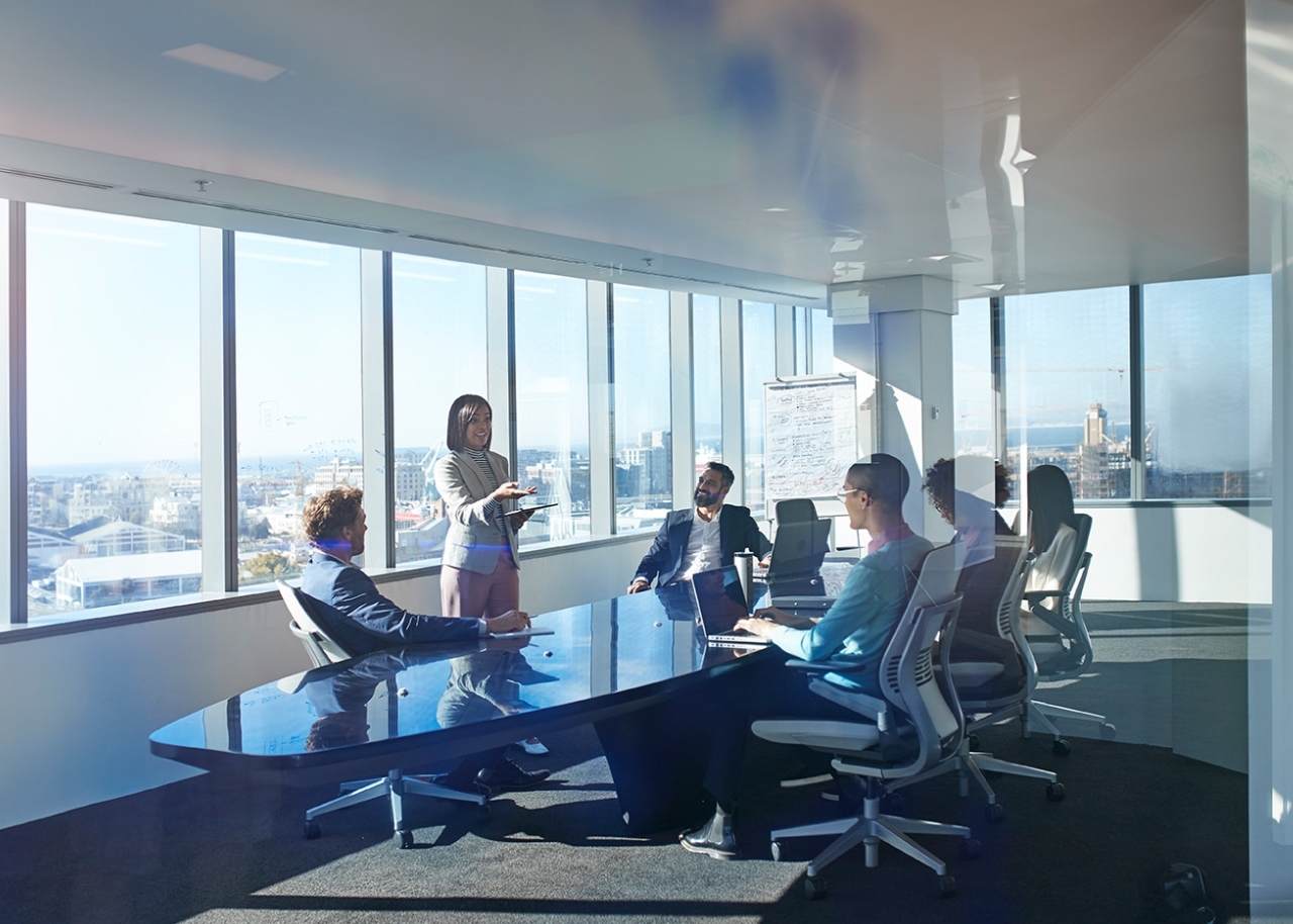 Business people meeting in conference room